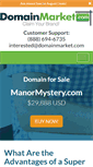 Mobile Screenshot of manormystery.com